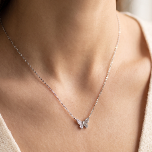 Nova Butterfly Necklace by Allora Jewellery - view 3