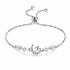 Aurora Crescent Moon Bracelet