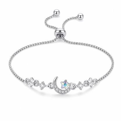 Aurora Crescent Moon Bracelet