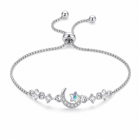 Aurora Crescent Moon Bracelet