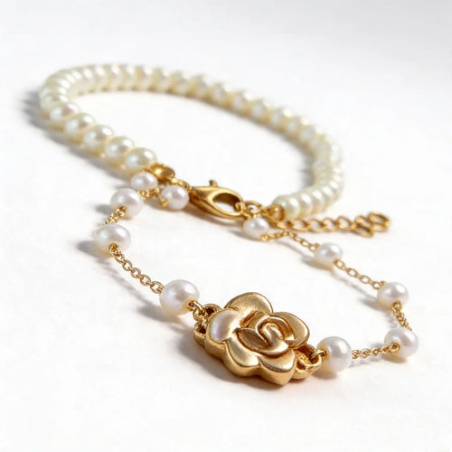 Camellia Bloom Duo Bracelet