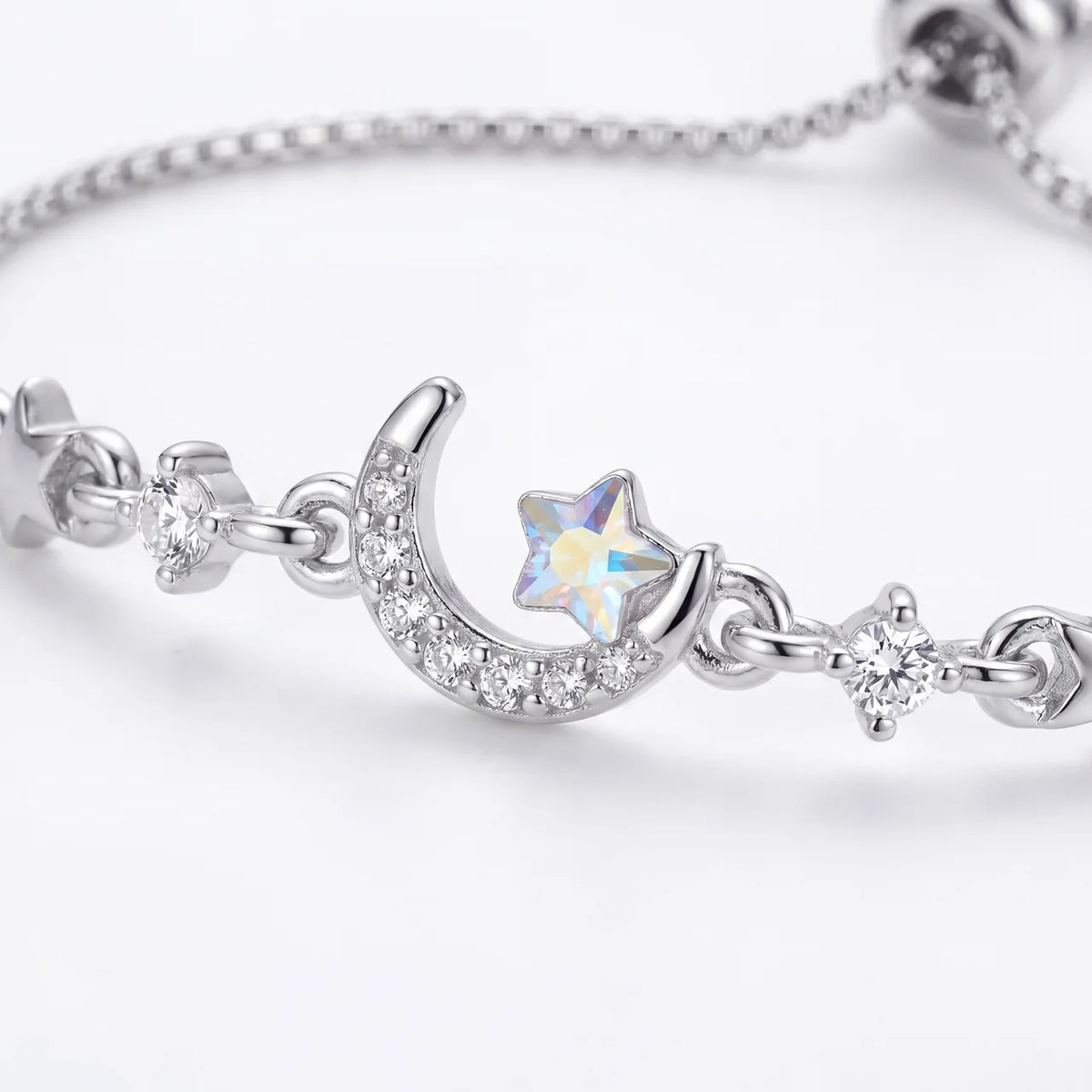 Aurora Crescent Moon Bracelet