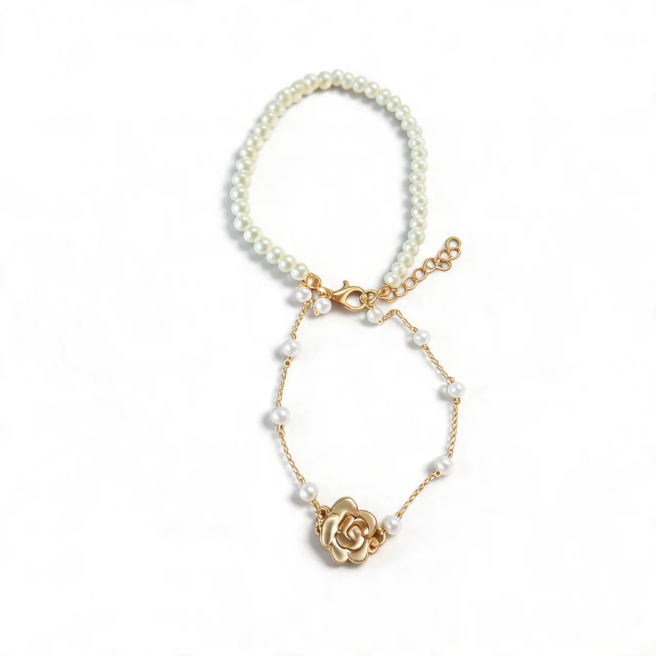 Camellia Bloom Duo Bracelet